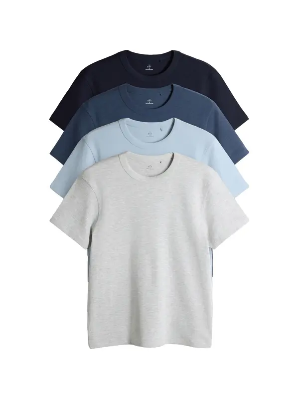 The Set The Set Majica  marine / svetlo modra / temno modra / svetlo siva