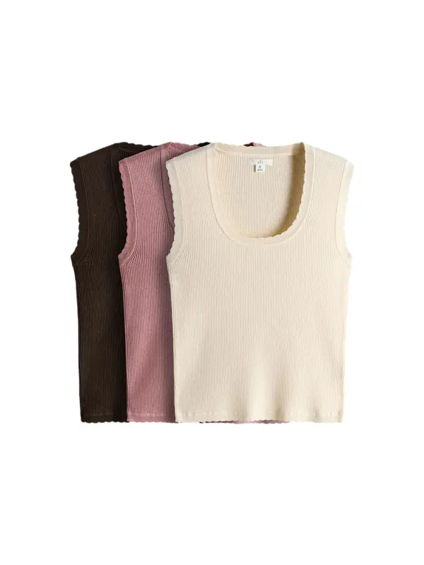 The Set The Set Top  kremna / rjava / roza