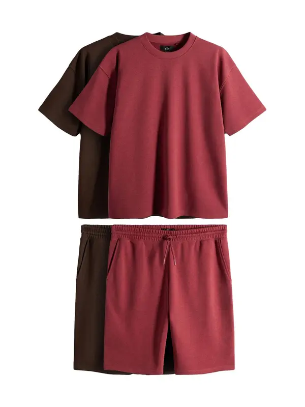 The Set The Set Trenirka za tek  temno rjava / merlot
