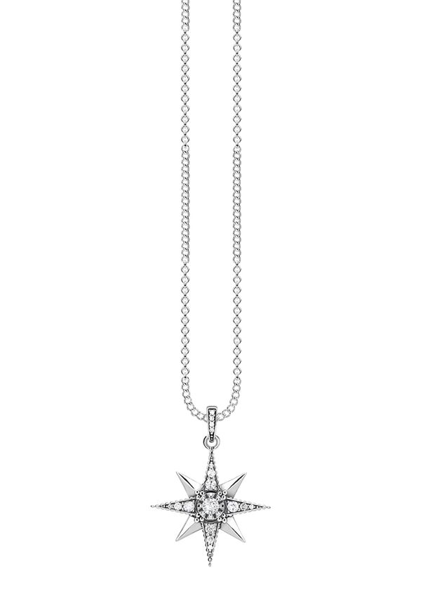 Thomas Sabo Thomas Sabo Verižica 'Royalty Stern'  srebrna