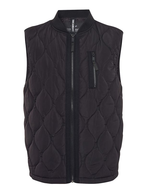 Threadbare Threadbare Brezrokavnik 'Gilet McLaren'  črna