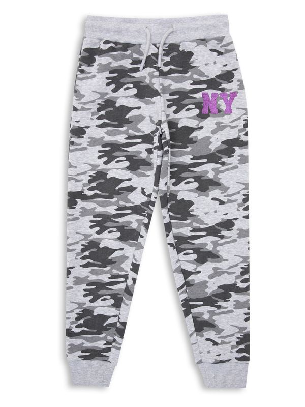 Threadgirls Threadgirls Hlače 'Melissa'  siva / pegasto siva / lila