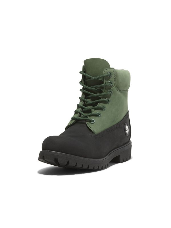 TIMBERLAND TIMBERLAND Gležnarji z vezalkami 'AF 6IN Premium'  zelena / črna