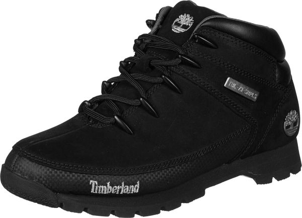TIMBERLAND TIMBERLAND Gležnarji z vezalkami 'Euro Sprint'  črna