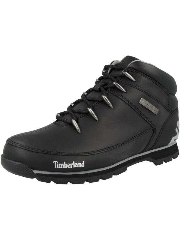 TIMBERLAND TIMBERLAND Gležnarji z vezalkami 'Euro Sprint Hiker'  svetlo siva / črna