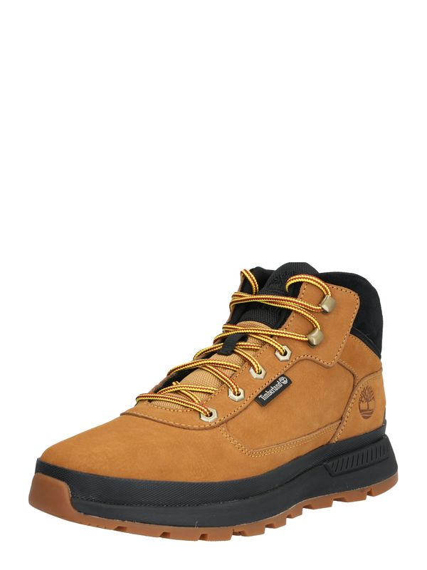 TIMBERLAND TIMBERLAND Gležnarji z vezalkami  konjak / črna