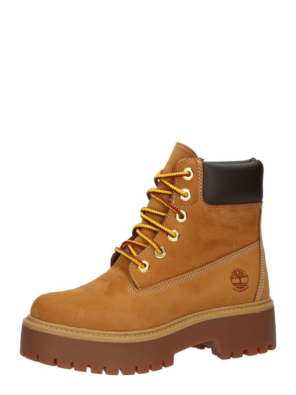 TIMBERLAND TIMBERLAND Gležnarji z vezalkami  sepija / temno rjava