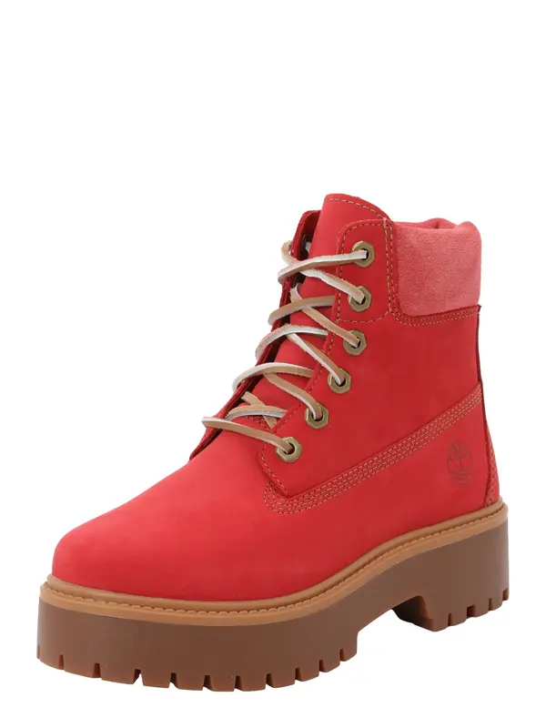 TIMBERLAND TIMBERLAND Gležnarji z vezalkami 'STONE STREET'  rdeča