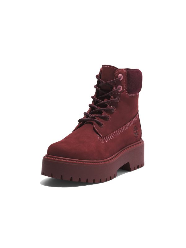 TIMBERLAND TIMBERLAND Gležnarji z vezalkami 'Stone Street'  temno rdeča