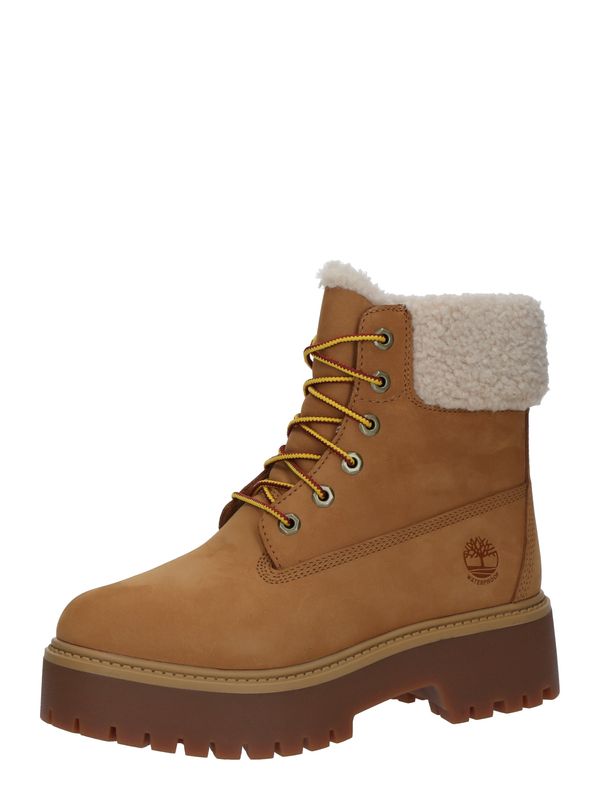 TIMBERLAND TIMBERLAND Gležnarji z vezalkami  svetlo bež / karamel