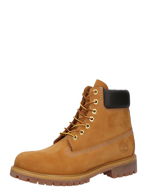 TIMBERLAND TIMBERLAND Gležnarji z vezalkami  svetlo rjava / črna