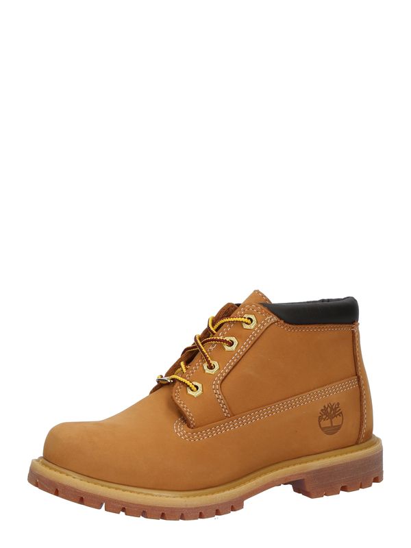 TIMBERLAND TIMBERLAND Gležnarji z vezalkami  svetlo rjava / črna