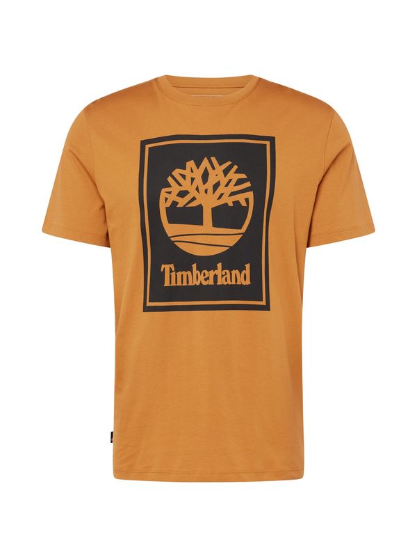 TIMBERLAND TIMBERLAND Majica  konjak / črna