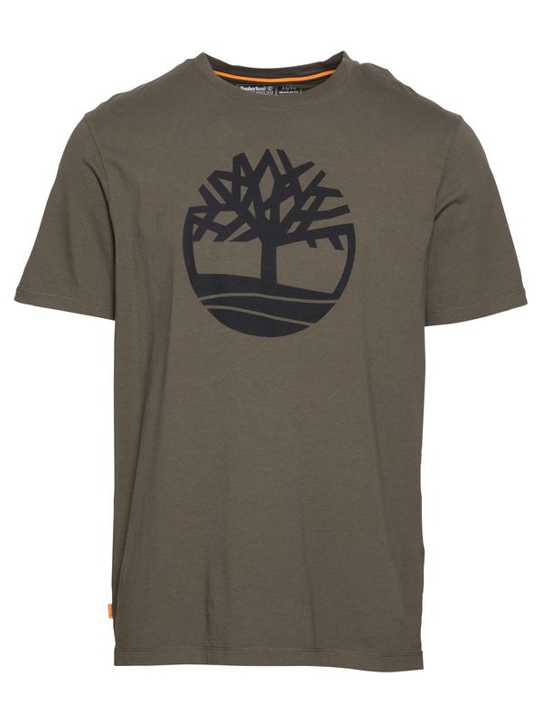 TIMBERLAND TIMBERLAND Majica  temno zelena / črna