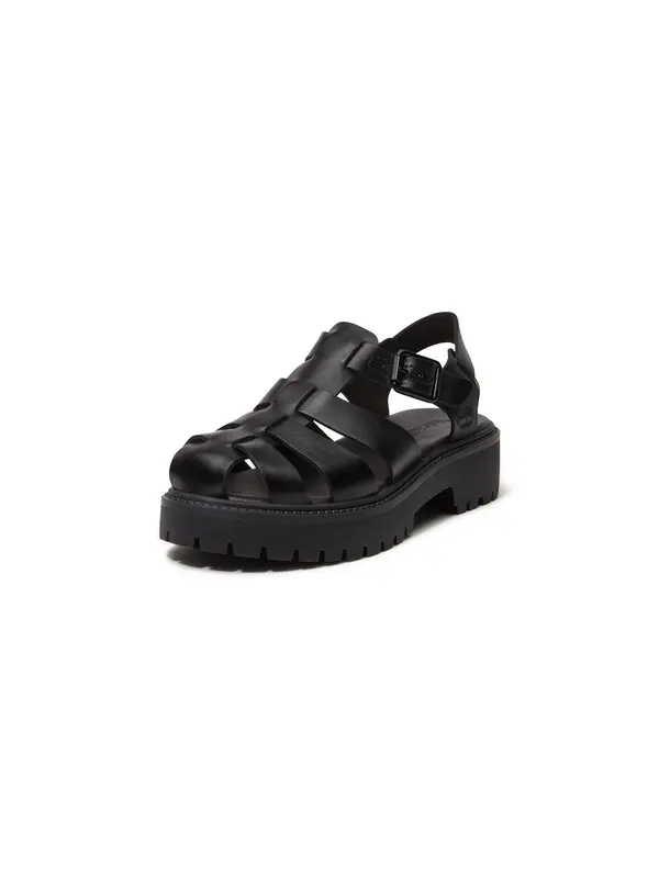TIMBERLAND TIMBERLAND Sandali s paščki 'Fisherman'  črna