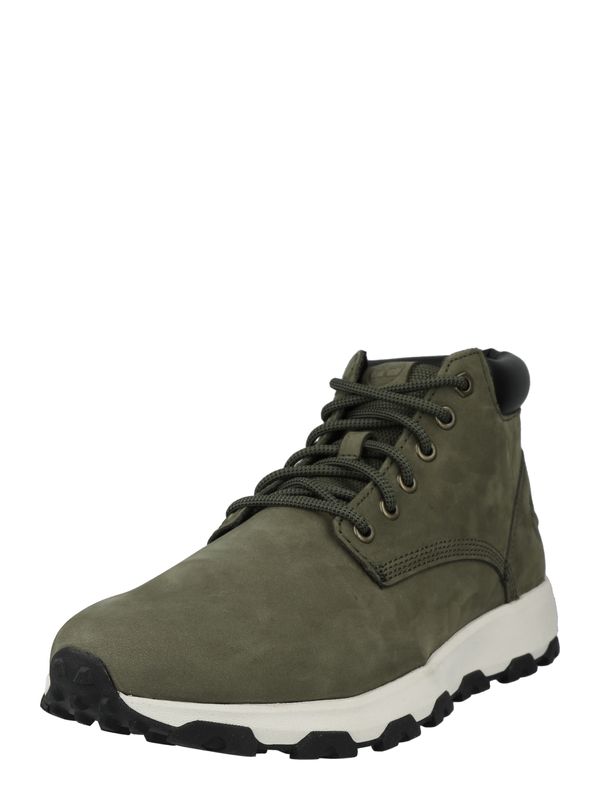 TIMBERLAND TIMBERLAND Škornji 'Winsor Park'  temno zelena / črna