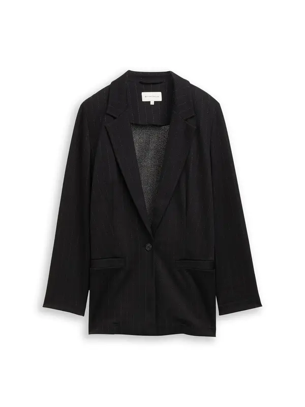 TOM TAILOR TOM TAILOR Blazer  črna / bela