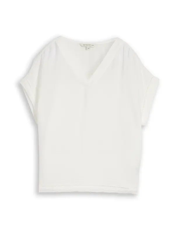 TOM TAILOR TOM TAILOR Bluza  bela