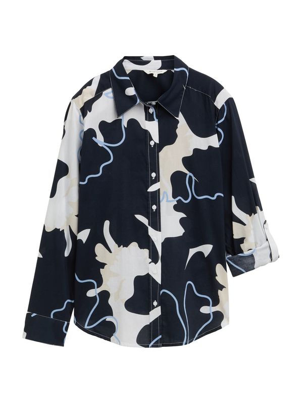 TOM TAILOR TOM TAILOR Bluza  mornarska / azur / bela