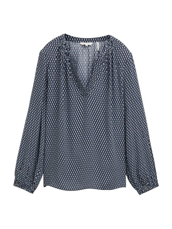 TOM TAILOR TOM TAILOR Bluza  mornarska / kraljevo modra / bela