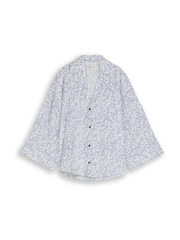 TOM TAILOR TOM TAILOR Bluza  mornarska / svetlo modra / bela