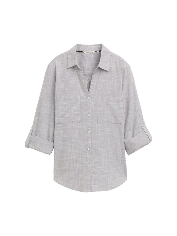 TOM TAILOR TOM TAILOR Bluza  pegasto siva