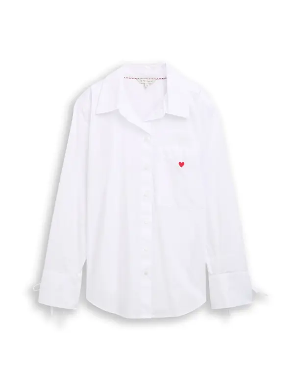 TOM TAILOR TOM TAILOR Bluza  rdeča / bela