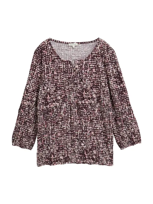 TOM TAILOR TOM TAILOR Bluza  roza / vinsko rdeča / bela
