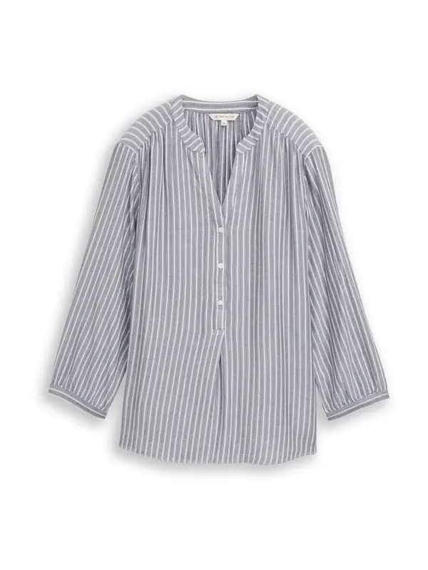 TOM TAILOR TOM TAILOR Bluza  siva / bela