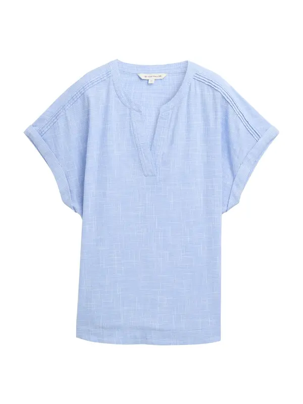 TOM TAILOR TOM TAILOR Bluza  svetlo modra / bela