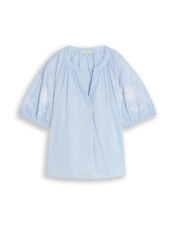 TOM TAILOR TOM TAILOR Bluza  svetlo modra / bela