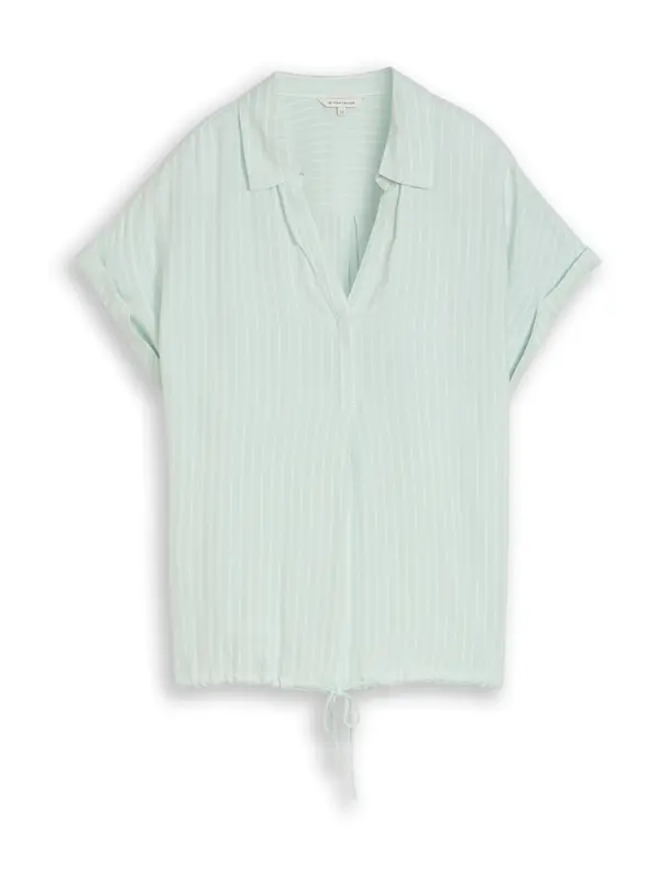 TOM TAILOR TOM TAILOR Bluza  svetlo zelena / bela