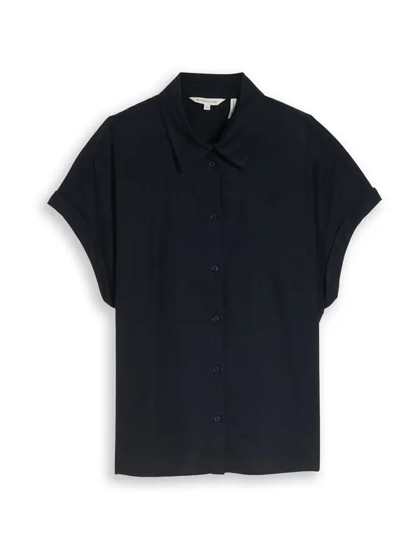 TOM TAILOR TOM TAILOR Bluza  temno modra