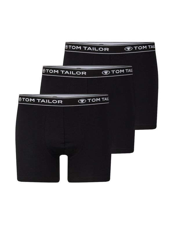 Tom Tailor TOM TAILOR Boksarice  črna / bela