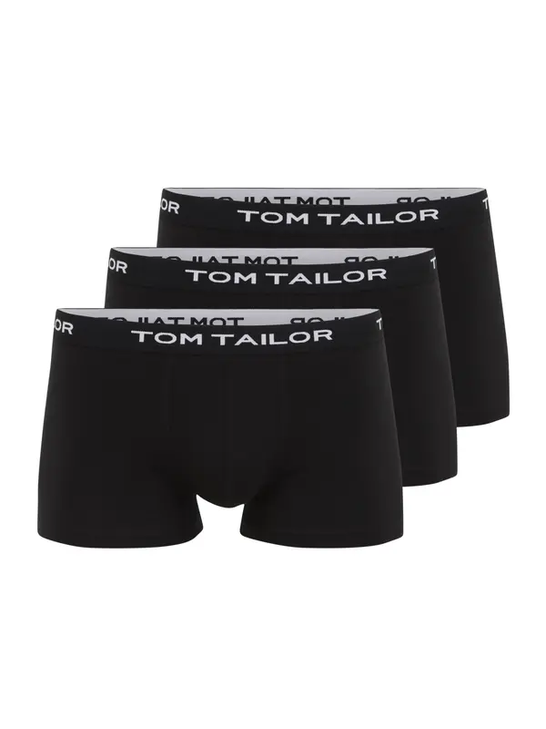 TOM TAILOR TOM TAILOR Boksarice  črna / bela