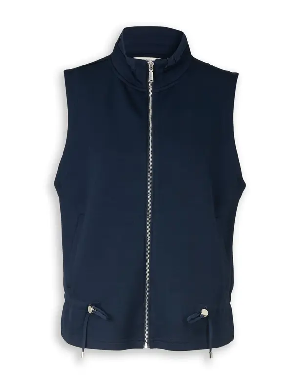 TOM TAILOR TOM TAILOR Brezrokavnik  temno modra