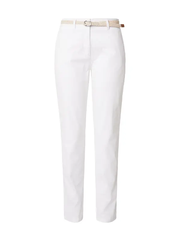 TOM TAILOR TOM TAILOR Chino hlače  bela