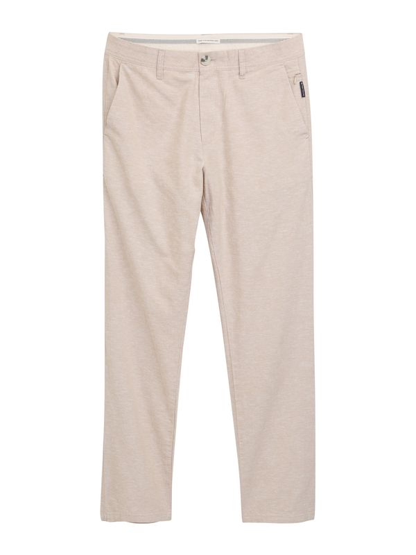 TOM TAILOR TOM TAILOR Chino hlače  ecru