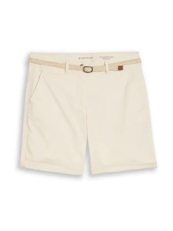 TOM TAILOR TOM TAILOR Chino hlače  off-bela