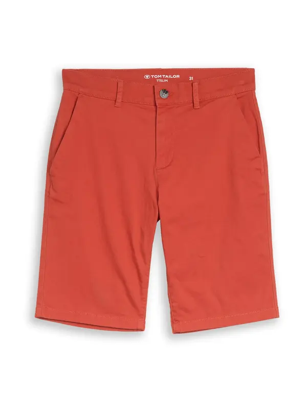 TOM TAILOR TOM TAILOR Chino hlače  oranžno rdeča