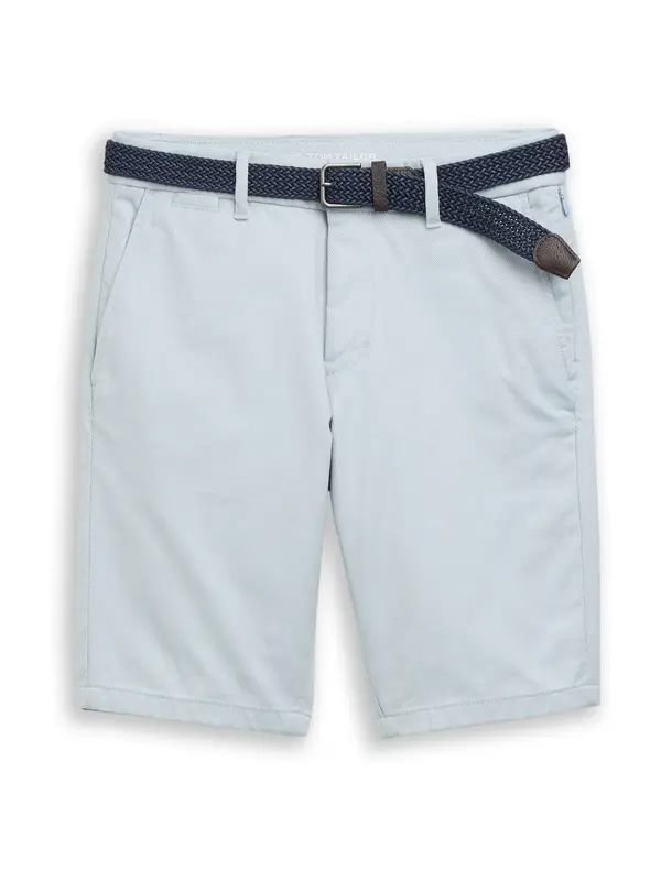 TOM TAILOR TOM TAILOR Chino hlače  svetlo modra / bela