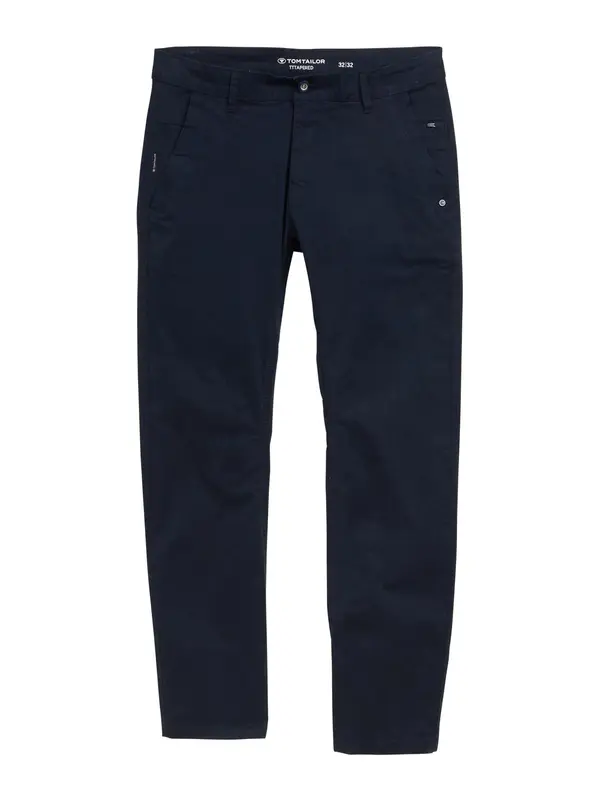 TOM TAILOR TOM TAILOR Chino hlače  temno modra