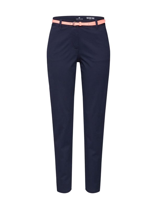 TOM TAILOR TOM TAILOR Chino hlače  temno modra