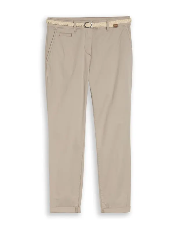 TOM TAILOR TOM TAILOR Chino hlače  temno siva