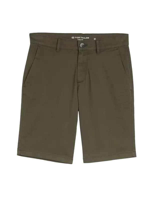 TOM TAILOR TOM TAILOR Chino hlače  temno zelena