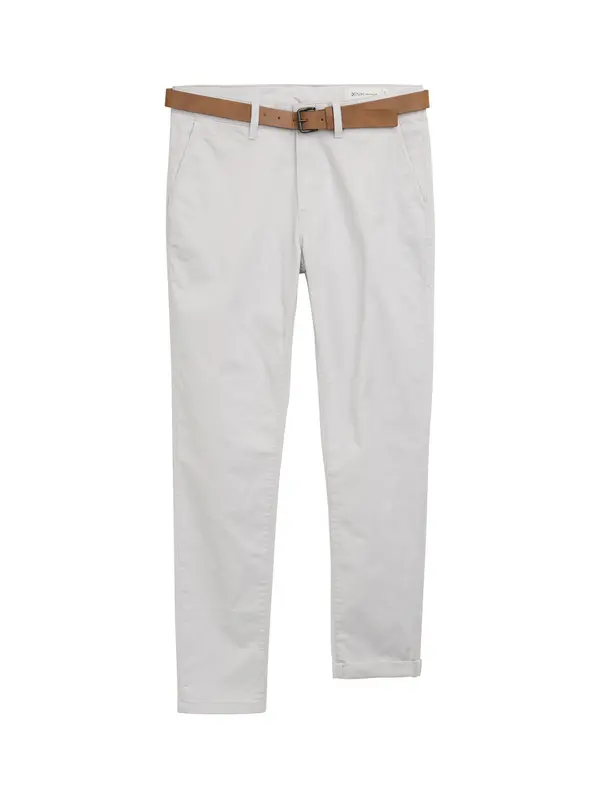 TOM TAILOR DENIM TOM TAILOR DENIM Chino hlače  bela