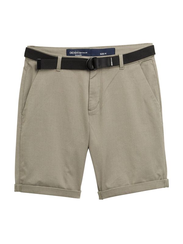 TOM TAILOR DENIM TOM TAILOR DENIM Chino hlače  temno bež