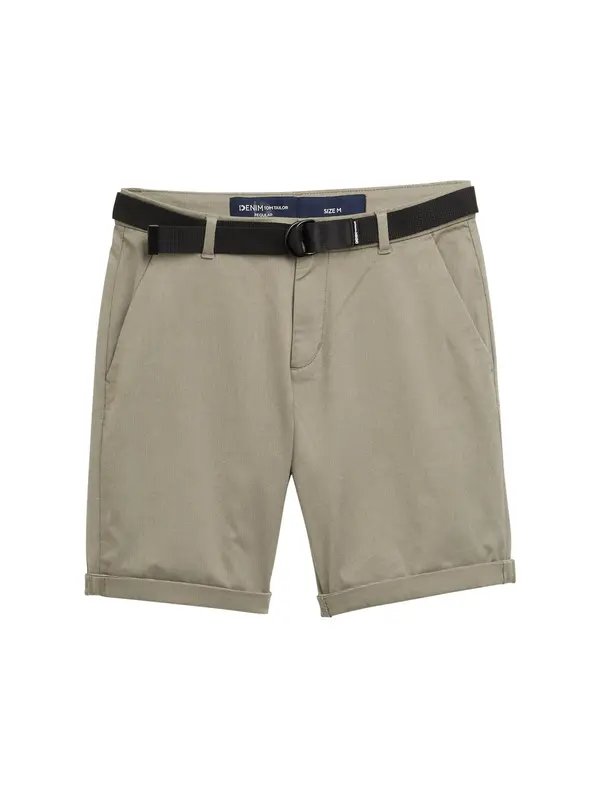 TOM TAILOR DENIM TOM TAILOR DENIM Chino hlače  temno bež