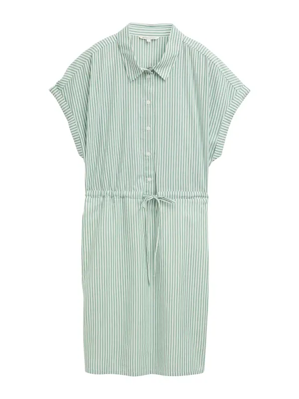 TOM TAILOR DENIM TOM TAILOR DENIM Dolga srajca  meta / off-bela