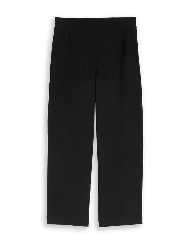 TOM TAILOR DENIM TOM TAILOR DENIM Hlače  črna